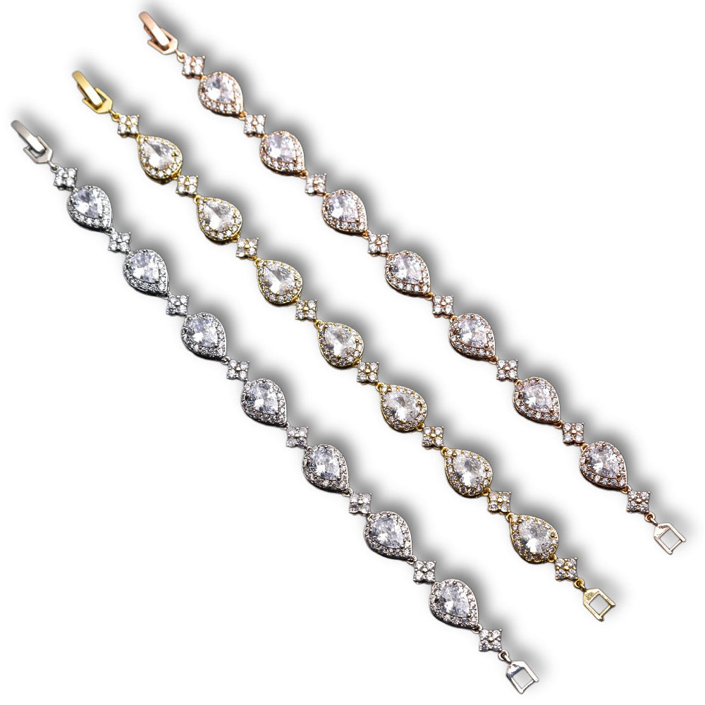 Lecelesti Star Droplet Bracelets